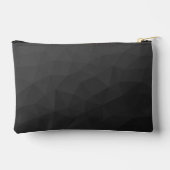 Pochette À Accessoires Motif de maillage géométrique gris foncé (Verso)