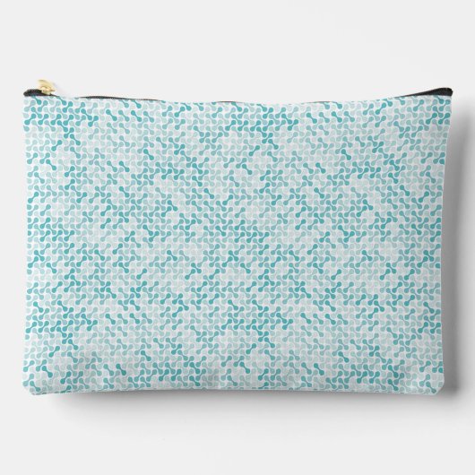 Pochette À Accessoires Motif de métaball bleu (Recto)