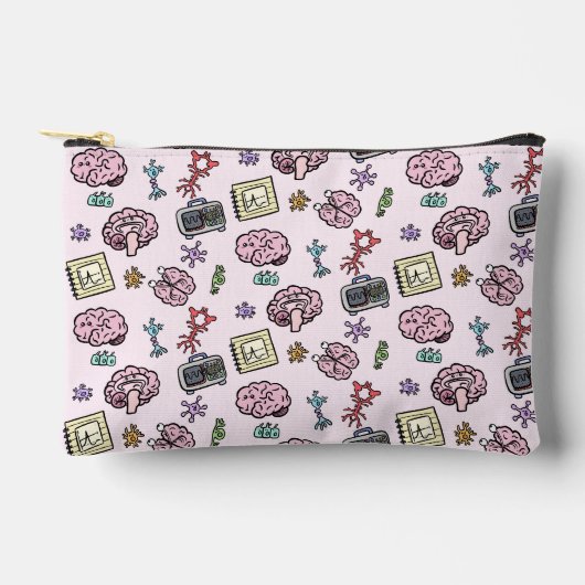 Pochette À Accessoires Motif de neurosciences mignon (Recto)