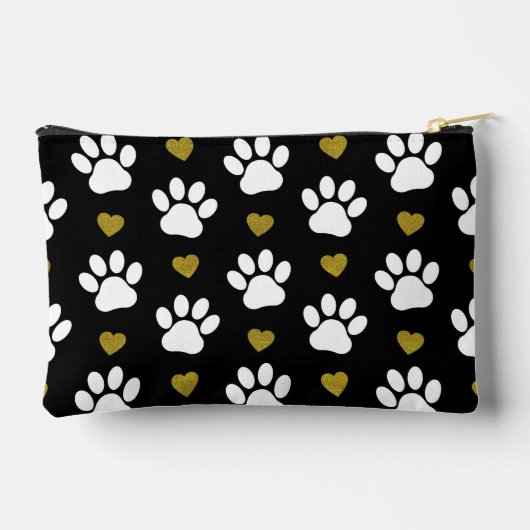 Pochette À Accessoires Motif De Pâtes, Pâtes De Chien, Pâtes Blanches, Co (Verso)