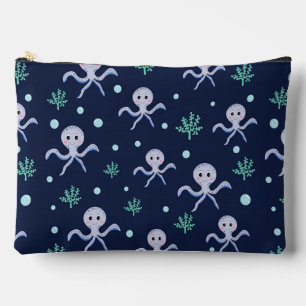 Pochette À Accessoires Motif de Pieuvre Mignonne