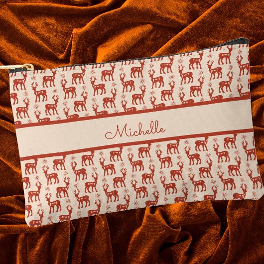 Pochette À Accessoires Motif de renne simple classique moderne