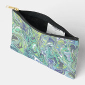 Pochette À Accessoires Motif de texture de marbre Mignon (Ouvrir)
