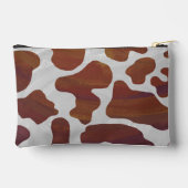 Pochette À Accessoires Motif de vache Brown et blanc (Verso)