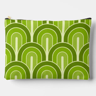 Pochette À Accessoires Motif de ventilateur géométrique rétrogradé