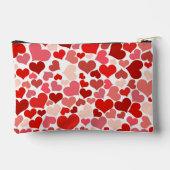 Pochette À Accessoires Motif Des Coeurs, Coeurs Rouges, Amour (Verso)