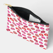 Pochette À Accessoires Motif des lèvres (Ouvrir)