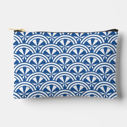 Pochette À Accessoires Motif des vagues côtières - Le Lotus Blanc (Recto)