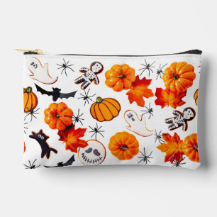 Pochette À Accessoires Motif d'Halloween mignon avec Citrouilles, Fantôme