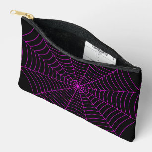 Pochette À Accessoires Motif d'Halloween noir rose chaud