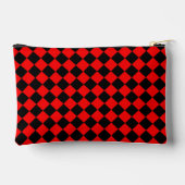 Pochette À Accessoires Motif diamant Red Black Checker (Verso)