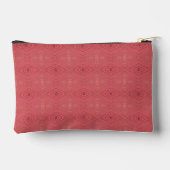 Pochette À Accessoires Motif diamant subtil Rose fuchsia blush (Verso)