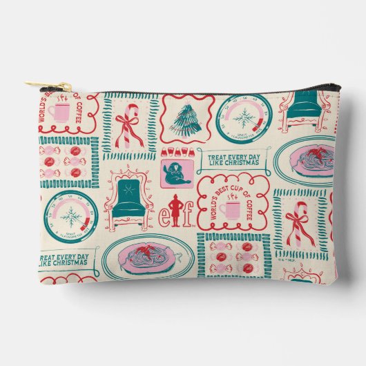Pochette À Accessoires Motif d'icône Elf Holiday (Recto)