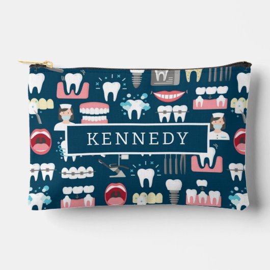 Pochette À Accessoires Motif du bureau de la clinique dentaire (Recto)