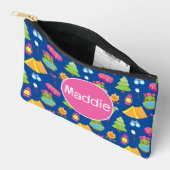 Pochette À Accessoires Motif du camp d'été (Ouvrir)