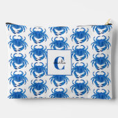 Pochette À Accessoires Motif du Crabe Bleu (Verso)