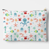 Pochette À Accessoires Motif du monde marin (Verso)