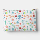 Pochette À Accessoires Motif du monde marin (Verso)