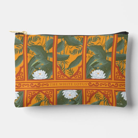 Pochette À Accessoires Motif du panneau botanique du coucher de soleil - (Recto)