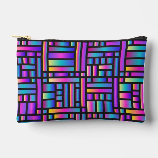 Pochette À Accessoires Motif élégant moderne - Tartan géométrique de mode (Recto)