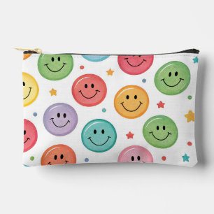 Pochette À Accessoires Motif Émoticône Sourire