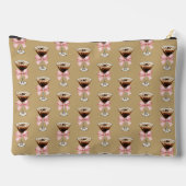 Pochette À Accessoires Motif Espresso Martini Marron (Verso)