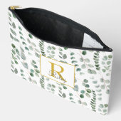 Pochette À Accessoires Motif Eucalyptus Monogramme (Ouvrir)