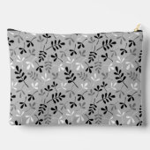 Pochette À Accessoires Motif Feuille assisté Monochrome (Verso)