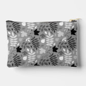 Pochette À Accessoires Motif Feuille tombé Monochrome sur Grey (Verso)