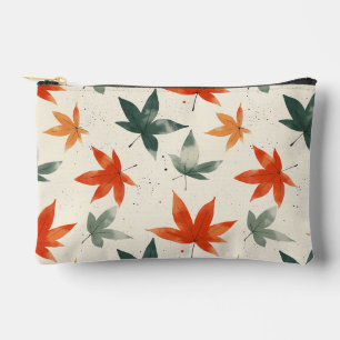 Pochette À Accessoires Motif Feuilles d'automne