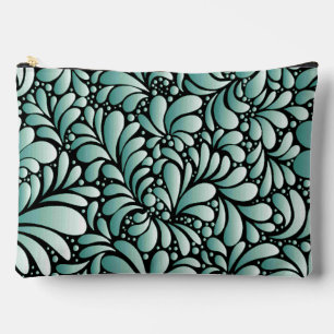 Pochette À Accessoires Motif Fleur désirable en Minty Green