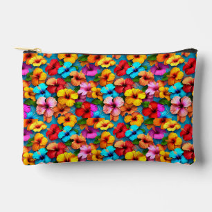 Pochette À Accessoires Motif Fleurs Multicolores Floral-36355