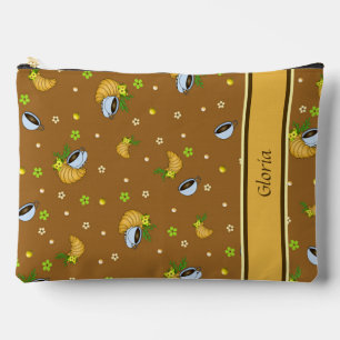 Pochette À Accessoires Motif floral Café Cozy & Croissant