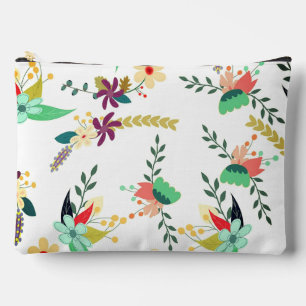 Pochette À Accessoires Motif floral d'automne