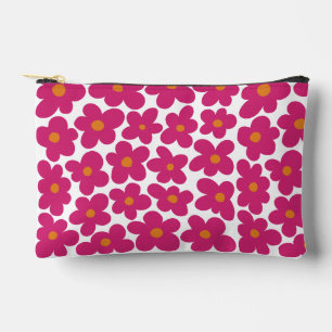 Pochette À Accessoires Motif floral rose