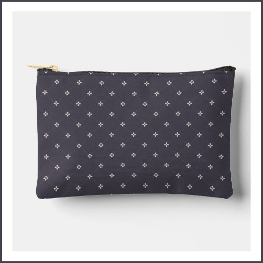 Pochette À Accessoires Motif fumé Diamond Floret