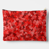 Pochette À Accessoires Motif Grand Triangle Rouge (Verso)