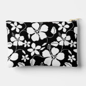 POCHETTE À ACCESSOIRES MOTIF HAWAIIAN HULA (HIBISCUS) EN NOIR (Verso)