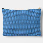 Pochette À Accessoires Motif hexagonal bleu noir grand (Verso)