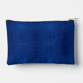 Pochette À Accessoires Motif hexagonal texturé bleu marine (Verso)