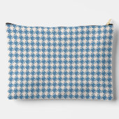 Pochette À Accessoires Motif Houndstooth Blue+Cream (Verso)