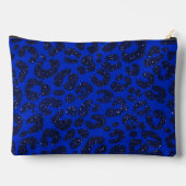 Pochette À Accessoires Motif léopard de la cime bleue (Verso)