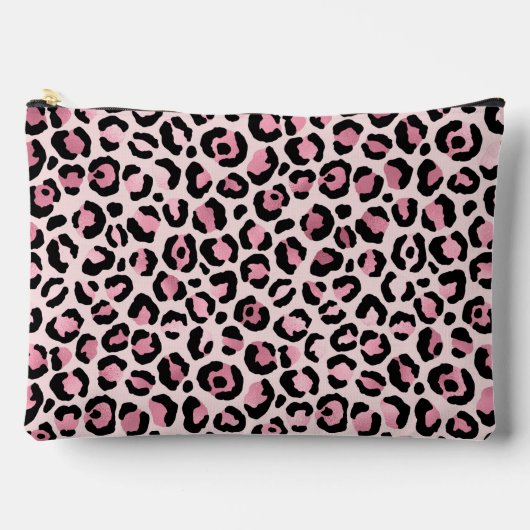Pochette À Accessoires Motif léopard rose chic (Recto)