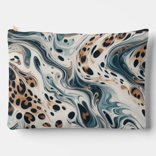 Pochette À Accessoires Motif léopard Voie lactée (Recto)