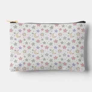 Pochette À Accessoires Motif Lune Étoile Fantaisiste