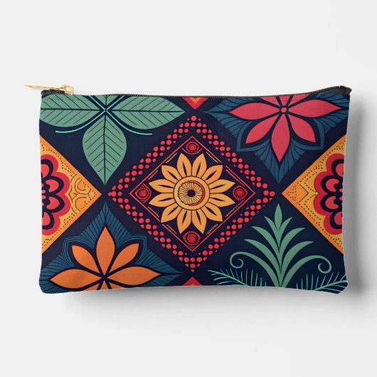 Pochette À Accessoires Motif magique Fleurs (Recto)