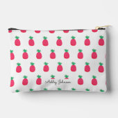 Pochette À Accessoires Motif Mignon Ananas Blanc Rose (Verso)