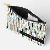 Pochette À Accessoires Motif moderne du milieu du siècle (Ouvrir)