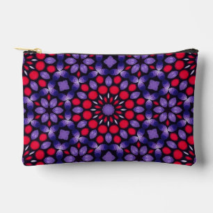 Pochette À Accessoires Motif moderne moderne violet rose Abstrait Dot Art