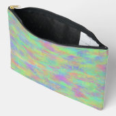Pochette À Accessoires Motif multicolore abstrait grand (Ouvrir)